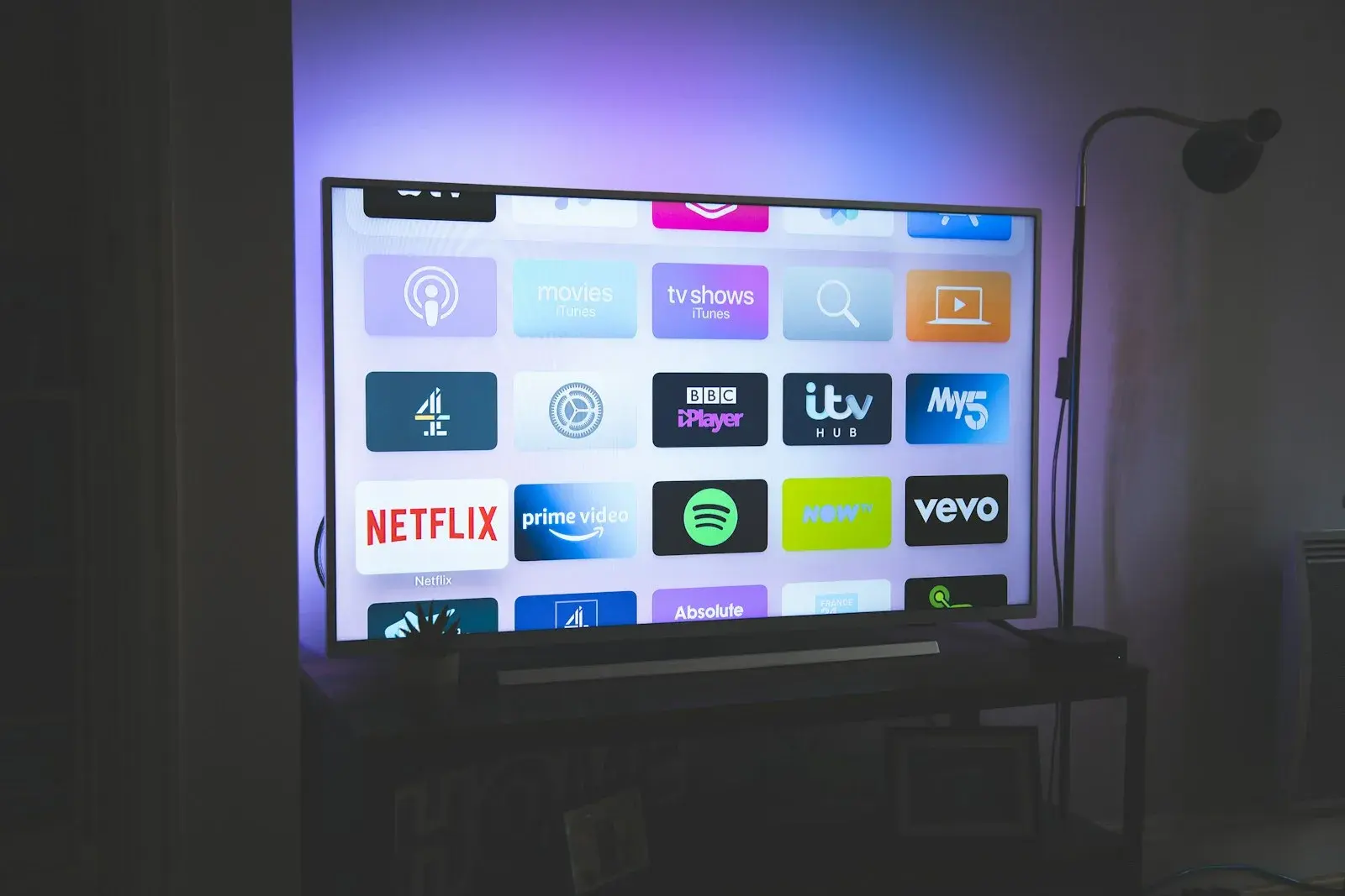 Modern TV unit and media wall